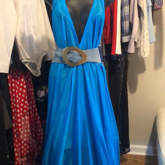 Aqua Maxi Gown – Colors of Fashion, NWT - Picture 1 of 15